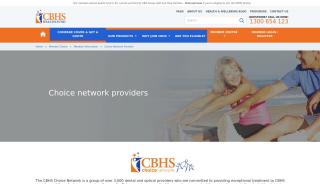 
                            5. Choice Network Providers | CBHS Health Fund Providers - Cbhs Provider Portal