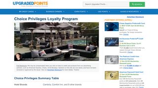 Choice Privileges Loyalty Program Review [2019 Update] - Www Choiceprivileges Com Portal
