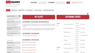 
                            2. Choose a myOlivet Site: Mobile FullSite - Olivet College Portal