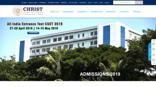
                            4. CHRIST (Deemed to be University), Bengaluru - 560029 - Christ University Portal