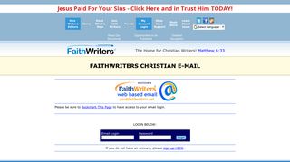 
Christian E-Mail - FaithWriters  
