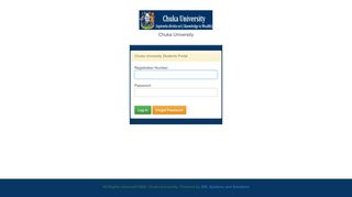 CHUKA UNIVERSITY: Login - Chuka University Student Portal