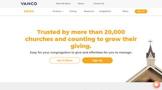
                            5. Church Giving & Donation Software - Vanco Payment Solutions - My Vanco Portal
