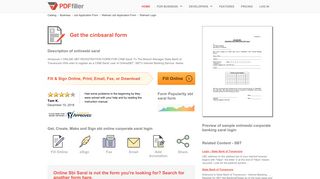 
                            8. Cinbsaral - Fill Online, Printable, Fillable, Blank | PDFfiller - Sbt Saral Portal