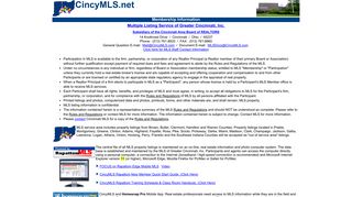 
                            4. CincyMLS Membership Information - MLS of Greater Cincinnati - Cincymls Net Portal