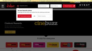 
                            2. Cinebuzz Rewards - Event Cinemas - Cinebuzz Login Problems