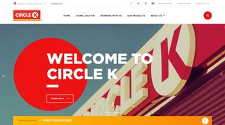 
                            2. Circle K: Homepage