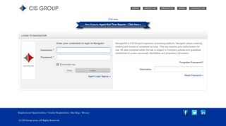 
                            1. CIS Group : Navigator - Cis Group Portal