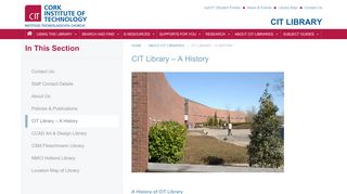 
                            4. CIT Library – A History - CIT Library - Cit Library Portal