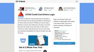 
CITGO Credit Card Online Login - CC Bank  
