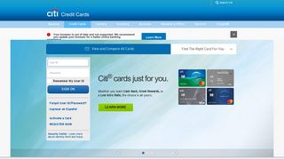 
                            2. Citi Credit Cards – Find the right Credit Card for you ... - Citibank