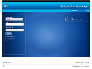 CitiDirect® for Securities