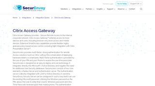 
                            6. Citrix Access Gateway Two Factor Authentication | SecurEnvoy - Neas Remote Login