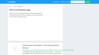 
                            5. Citrix Ycsd Student Login or Sign Up - Citrix Ycsd Student Portal