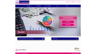 City Union Bank - Cub Internet Banking Portal