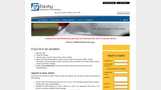 
                            7. Claims | Equity Insurance Company - Equity Insurance Agent Portal