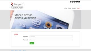 ClaimsCheck :: Insurance Claim Validation System :: Login - Direct Validation Services Portal
