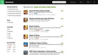 Clash Of Clans Hack Tools - Free downloads and reviews ...
