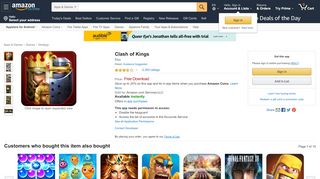 Clash of Kings: Appstore for Android - Amazon.com - Clash Of Kings Login Problem