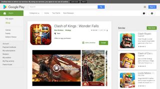 Clash of Kings : New Crescent Civilization - Apps on Google ... - Clash Of Kings Login Problem