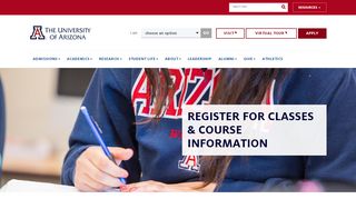 
                            8. Class Registration - University of Arizona - Class Sign Up