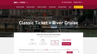 
Classic 1-Day Paris Tour and River Cruise | Big Bus Tours  
