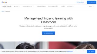 
                            6. Classroom: manage teaching and learning | Google for Education - Aldine Lms Student Login