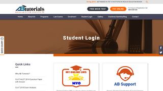6. CLAT 2019 Student Login for Online Test Series AB Live AB ... - Student Portal Clat Prep