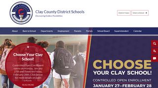 Clay County School District / Homepage