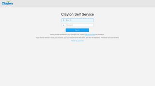 
                            1. Clayton Self Service - My Clayton Benefits Login