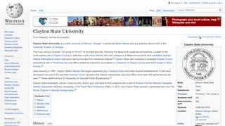 
Clayton State University - Wikipedia
