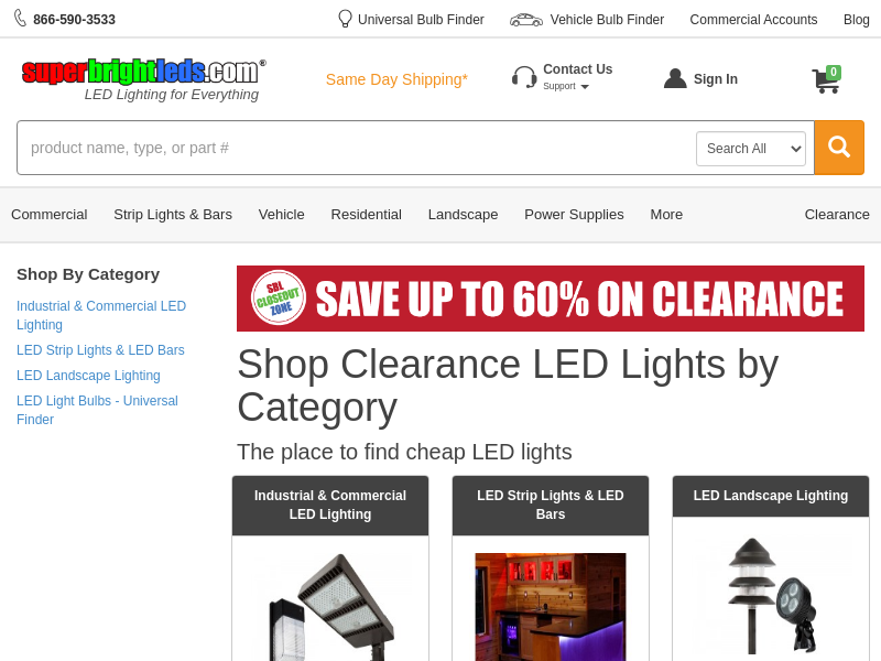 
                            10. Clearance LED Products | Super Bright LEDs