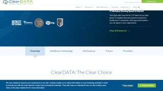 
                            2. ClearDATA - Healthcare Cloud. HIPAA compliant. HITRUST certified. - Cleardata Portal