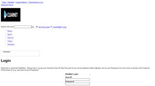 Clearnet WebMail