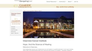
                            4. Clearview Cancer Institute - Navigating Care - Clearview Cancer Institute Patient Portal