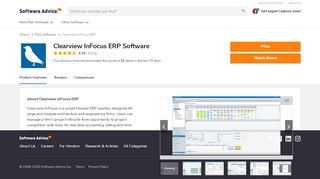 
Clearview InFocus ERP Software - 2020 Reviews, Pricing ...  
