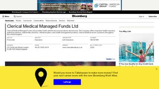
                            7. Clerical Medical Managed Funds Ltd - Company Profile and ... - Clerical Medical Portal