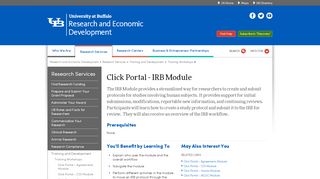 
                            7. Click Portal - IRB Module - Vice President ... - University at Buffalo - Ub Click Portal Login