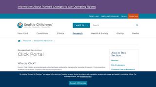 Click Portal - Seattle Children's - Seattle Children's Patient Portal