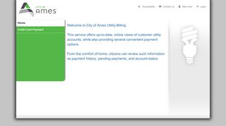 
                            8. Click2Gov Utility Billing - City Of Ames Utilities Portal