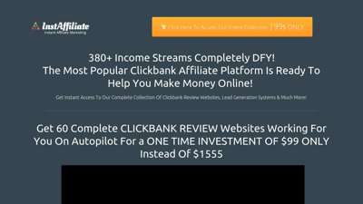 CLICKBANK Instaffiliate All-In-One Edition - Get Access to ...