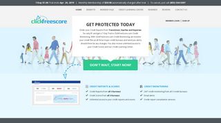 
                            2. ClickFreeScore.com - Clickfree Credit Score Portal