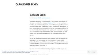 
                            8. clicksure login – caroleyuepsxxev - Clicksure Portal