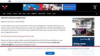 ClickTix - Season Ticket Holders | Chicago Bulls - NBA.com - Blackhawks Clicktix Login
