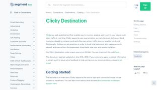 
                            11. Clicky Destination | Segment Documentation - Clicky Portal