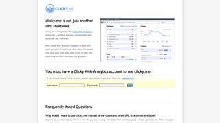 
                            15. clicky.me: URL shortener analytics and visitor tracking - Clicky Portal