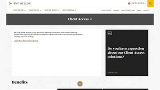 
                            1. Client Access | BNY Mellon - Bny Mellon Treasury Edge Login