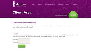 
                            6. Client Area - IdeaBank Marketing - Idea Bank Portal