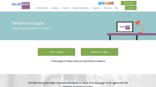 Client Login - Decideware - Ikoala Portal