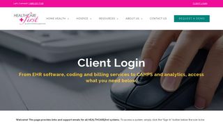 
                            3. Client Login | HEALTHCAREfirst - Healthcarefirst Portal Page